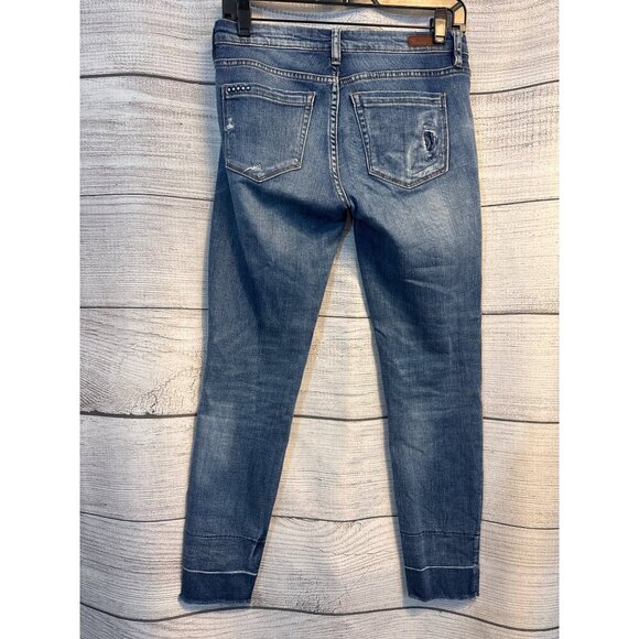 Blank NYC Intro Distressed Skinny Jeans Size 26 - Picture 2 of 4